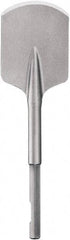 DeWALT - 4" Head Width, 4-1/2" OAL, 3/4" Shank Diam, Spade Chisel - Hex Drive, Hex Shank, Steel - Caliber Tooling