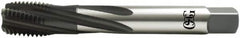 OSG - M20x2.50 Metric Coarse 4 Flute Modified Bottoming Spiral Flute Tap - Vanadium High Speed Steel, Oxide Finish, Right Hand Flute, Right Hand Thread, D8, Series 13116 - Caliber Tooling