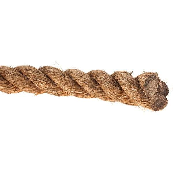 Value Collection - 600' Max Length Manila Rope - 2" Diam, 3,487 Lb Capacity - Caliber Tooling