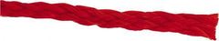 Value Collection - 1,000' Max Length Polypropylene Hollow Braid Flexible Rope - 1/4" Diam, 124 Lb Capacity - Caliber Tooling