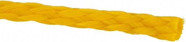 Value Collection - 1,000' Max Length Polypropylene Hollow Braid Flexible Rope - 3/8" Diam, 262 Lb Capacity - Caliber Tooling