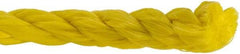 Value Collection - 1,200' Max Length Polypropylene Twisted Rope - 1/2" Diam, 472 Lb Capacity - Caliber Tooling