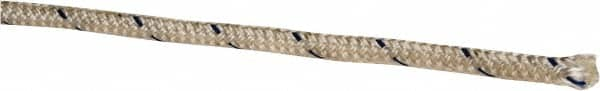 Value Collection - 600' Max Length Nylon Double Braid Rope - 1/4" Diam, 208 Lb Capacity - Caliber Tooling