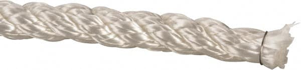 Value Collection - 600' Max Length Polyester Twisted Rope - 1/2" Diam, 636 Lb Capacity - Caliber Tooling