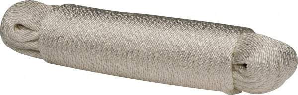 Value Collection - 100' Max Length Nylon Solid Braid Rope - 3/8" Diam, 460 Lb Capacity - Caliber Tooling