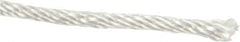 Value Collection - 1,000' Max Length Nylon Solid Braid Rope - 1/8" Diam, 39 Lb Capacity - Caliber Tooling