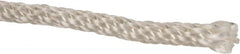 Value Collection - 1,000' Max Length Nylon Solid Braid Rope - 1/4" Diam, 135 Lb Capacity - Caliber Tooling