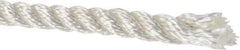 Value Collection - 600' Max Length Polyester Twisted Rope - 3/8" Diam, 363 Lb Capacity - Caliber Tooling