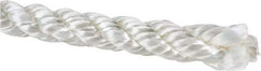 Value Collection - 600' Max Length Nylon Twisted Rope - 1/2" Diam, 709 Lb Capacity - Caliber Tooling