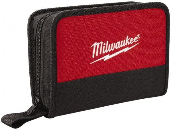 Milwaukee Tool - Red/Black Electrical Test Equipment Case - Use with All Milwaukee Test & Measurement Accessorsies - Caliber Tooling