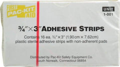 Medique - 3" Long x 3/4" Wide, General Purpose Self-Adhesive Bandage - Yellow, Plastic Bandage - Caliber Tooling