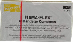 Medique - 4" Long x 4" Wide, General Purpose Compress - Yellow, Compress Bandage - Caliber Tooling