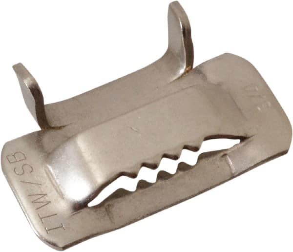 IDEAL TRIDON - Band Clamps & Buckles Type: Banding Strap Buckles Material: Stainless Steel - Caliber Tooling