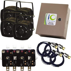 iO HVAC Controls - 1 or 3 Phase, 24 VAC, 0-2A Amp, 2 Max Fuse A, Air Conditioner Theft Alarm - 11" Wide x 11" Deep x 11" High, For Use with Condensing Unit - Caliber Tooling