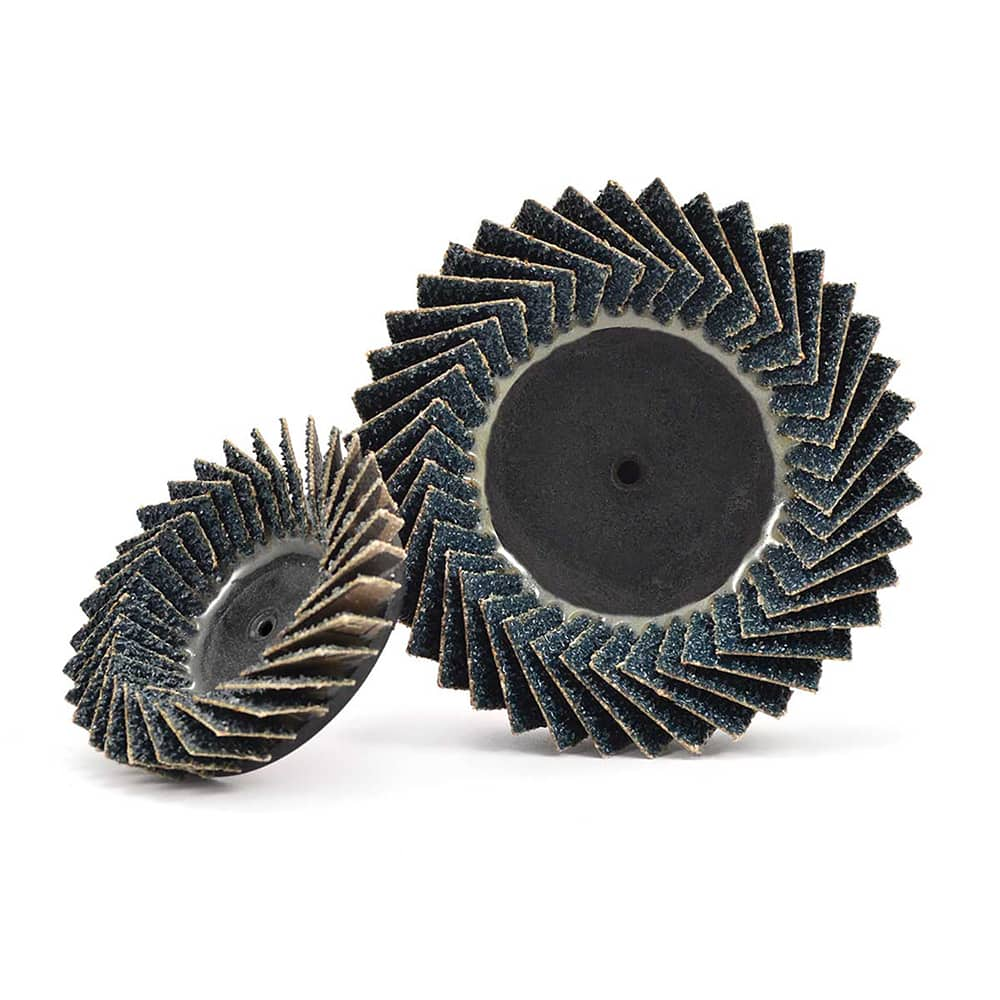 Superior Abrasives - Flap Discs; Abrasive Type: Coated ; Flap Disc Type: Compact ; Disc Diameter (Inch): 3 ; Abrasive Material: Zirconia Alumina ; Grit: 80 ; Attaching System: Mini Flexi Disc Type R - Exact Industrial Supply