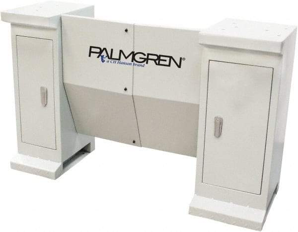 Palmgren - 41" Long x 30" High x 14" Deep, Lathe Cabinet without Chip Pan - Compatible with 9" x 20" Bench Lathes - Caliber Tooling