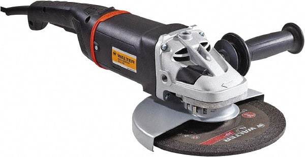 WALTER Surface Technologies - 9" Wheel Diam, 6,600 RPM, Corded Angle & Disc Grinder - 5/8-11 Spindle - Caliber Tooling