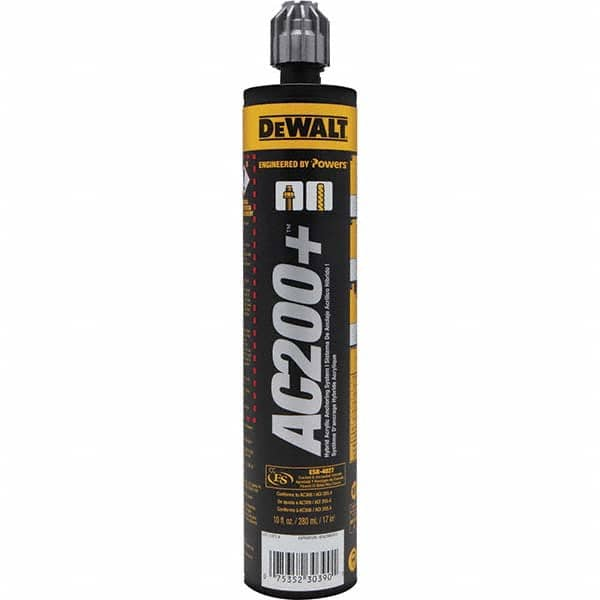 DeWALT Anchors & Fasteners - Anchoring Adhesives Adhesive Material: Acrylic Volume (fl. oz.): 9.50 - Caliber Tooling