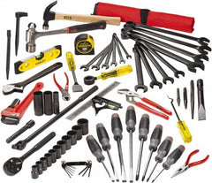 Proto - 67 Piece 1/4, 3/8, 1/2 & 3/4" Drive Master Tool Set - Comes in Top Chest - Caliber Tooling