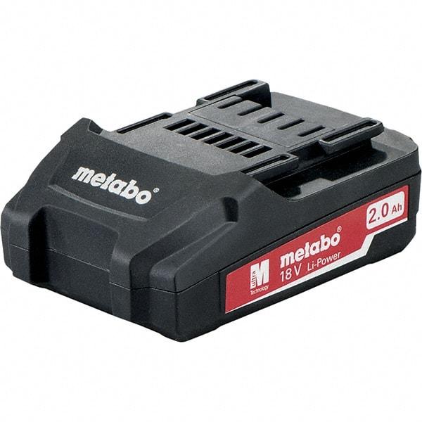 Metabo - 18 Volt Lithium-Ion Power Tool Battery - 2 Ahr Capacity, 40 min Charge Time, Series 18V Li-Power - Caliber Tooling