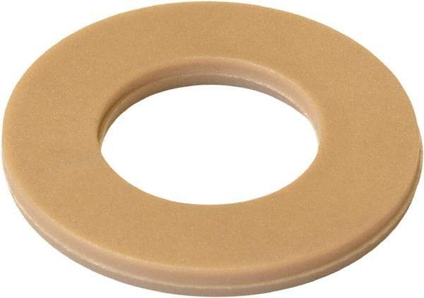 Made in USA - #2 Screw, Grade PEEK 450 GL30 Plastic High-Temperature Flat Washer - 0.094" ID x 1/4" OD, 0.02" Thick, Plain Finish - Caliber Tooling