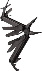 Leatherman - 1 Piece, Multi-Tool Set with 17 Functions - Black, 6" OAL, 4" Closed Length - Caliber Tooling