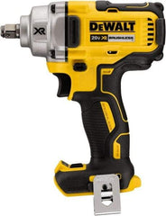 DeWALT - 1/2" Drive 20 Volt Mid-Handle Cordless Impact Wrench & Ratchet - 2,000 RPM, 0 to 3,100 BPM, 330 Ft/Lb Torque, Lithium-Ion Batteries Included - Caliber Tooling