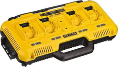 DeWALT - 20 Volt, 4 Battery Lithium-Ion Power Tool Charger - 1 hr & 30 min to Charge, AC Wall Outlet Power Source - Caliber Tooling