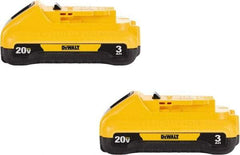 DeWALT - 20 Volt Lithium-Ion Power Tool Battery - 3 Ahr Capacity, 1 hr Charge Time, Series 20V Max - Caliber Tooling