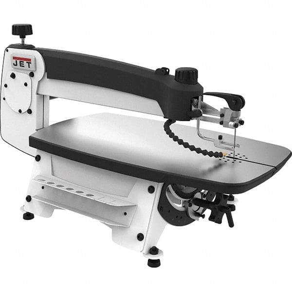 Jet - 3/4" Stroke Length, 2" Depth of Cut, Scroll Saw - 400 to 1,550 Strokes per min, Includes Foot Switch - Caliber Tooling