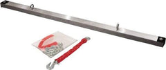 Sweepex - 48" Long Magnetic Sweeper Bar - 2" Wide x 2" High, 1 to 2" Clearance - Caliber Tooling