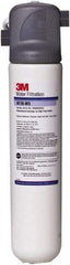 3M - 4-1/2" OD, 15-1/2" Cartridge Length, 0.5 Micron Rating Cartridge Filter Assembly - 3/8" Pipe Size, Reduces Taste, Odor, Chlorine, Particulate & Cyst - Caliber Tooling