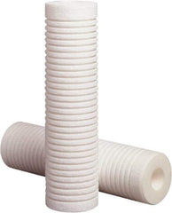 3M Purification - 2.6" OD, 25µ, Polypropylene Melt Blown-Thermal Bonded Cartridge Filter - 10" Long, Reduces High Capacity Sediments Filtration - Caliber Tooling