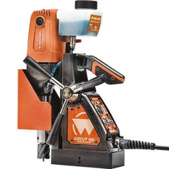 WALTER Surface Technologies - 1/2" Chuck, Portable Electromagnetic Drill Press - 600 RPM, 8 Amps, 850 Watts, 120 Volts - Caliber Tooling