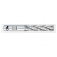 1-1/2 x 1-1/4 x 2 x 4-1/2 6 Fl HSS-CO Roughing Center Cutting End Mill -  Bright - Caliber Tooling