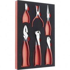 Proto - 6 Piece Crimper/Cutter Cutting Pliers - Comes in 11 x 16 Foam Insert - Caliber Tooling