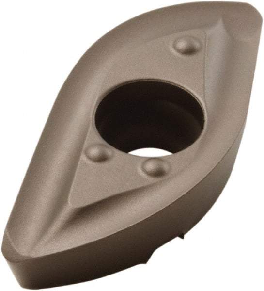 Seco - 218.21060 ME03 Grade MS2050 Carbide Milling Insert - TiAlN/NbN Finish, 0.09" Thick, 0.2" Inscribed Circle, 6mm Corner Radius - Caliber Tooling