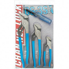 Channellock - 4 Piece Grooved Tongue & Groove Pliers - Comes in Clamshell - Caliber Tooling