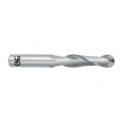 3/4" Dia. - 5" OAL - Bright CBD - Ball End SE EM - 2 FL - Caliber Tooling