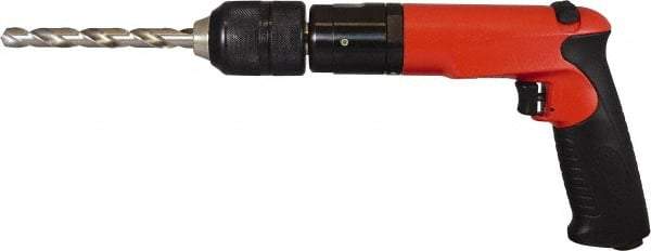 Sioux Tools - 1/2" Reversible Keyless Chuck - Pistol Grip Handle, 2,000 RPM, 14 LPS, 1 hp, 90 psi - Caliber Tooling