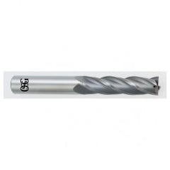 3/8 Dia. x 3 Overall Length 4-Flute Square End Solid Carbide SE End Mill-Round Shank-Center Cutting-Uncoated - Caliber Tooling