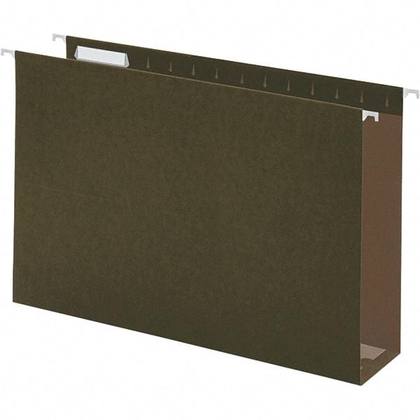 UNIVERSAL - 9-5/8 x 14-3/4", Legal, Standard Green, Hanging File Folder - 11 Point Stock, 1/3 Tab Cut Location - Caliber Tooling