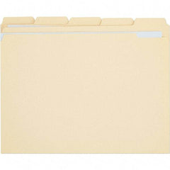 UNIVERSAL - 9-5/8 x 11-3/4", Letter Size, Manila, File Folders with Top Tab - 11 Point Stock, 1/5 Tab Cut Location - Caliber Tooling