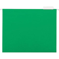 Universal One - 9-5/8 x 11-3/4", Letter Size, Bright Green, Hanging File Folder - 11 Point Stock, 1/5 Tab Cut Location - Caliber Tooling