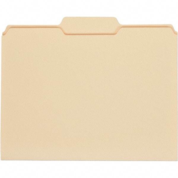 UNIVERSAL - 9-5/8 x 11-3/4", Letter Size, Manila, File Folders with Top Tab - 11 Point Stock, 1/3 Tab Cut Location - Caliber Tooling