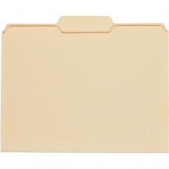 UNIVERSAL - 9-5/8 x 11-3/4", Letter Size, Manila, File Folders with Top Tab - 11 Point Stock, 1/3 Tab Cut Location - Caliber Tooling