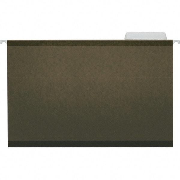 Universal One - 9-5/8 x 14-3/4", Legal, Standard Green, Hanging File Folder - 11 Point Stock, 1/3 Tab Cut Location - Caliber Tooling