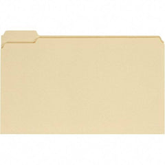 UNIVERSAL - 9-5/8 x 14-3/4", Legal, Manila, File Folders with Top Tab - 11 Point Stock, 1/5 Tab Cut Location - Caliber Tooling