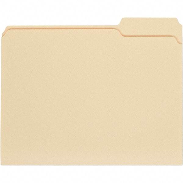 UNIVERSAL - 9-5/8 x 11-3/4", Letter Size, Manila, File Folders with Top Tab - 11 Point Stock, 1/3 Tab Cut Location - Caliber Tooling