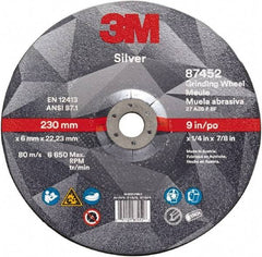 3M - Depressed-Center Wheels Wheel Diameter (Inch): 9 Wheel Thickness (Decimal Inch): 0.2500 - Caliber Tooling